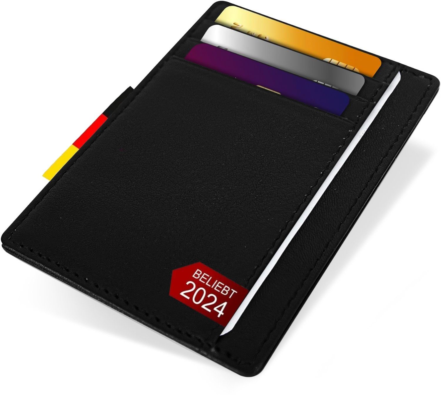 FLEXIBILITE Mini Geldbörse Kartenetui Mini Geldbörse RFID EC Karten und Geldscheine Portemonnaie, RFID SCHUTZ
