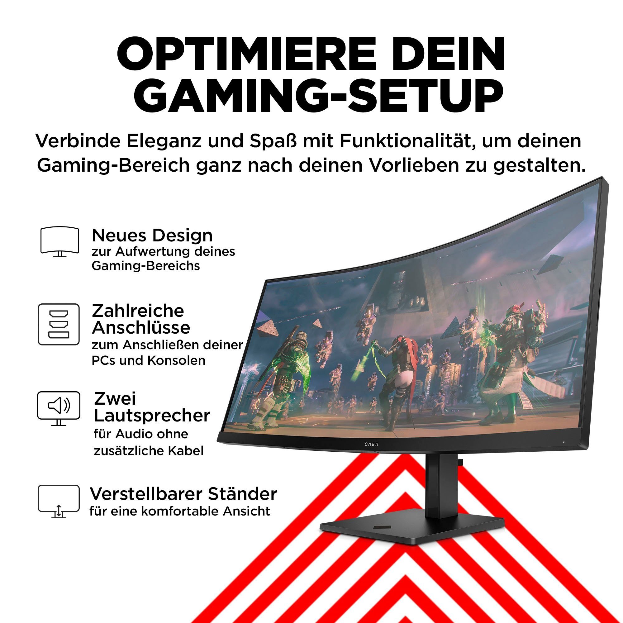 HP OMEN LED) x 165 (HSD-0159-A) 34c VA px, ms 1 cm/34 WQHD, ", Reaktionszeit, 3440 Hz, 1440 (86,4 Curved-Gaming-Monitor