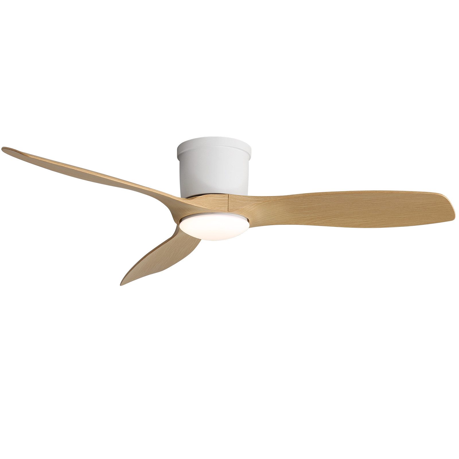 Sofucor Deckenventilator mit Licht und Fernbedienung, 132 cm, 3 ABS-Flügel, günstig online kaufen