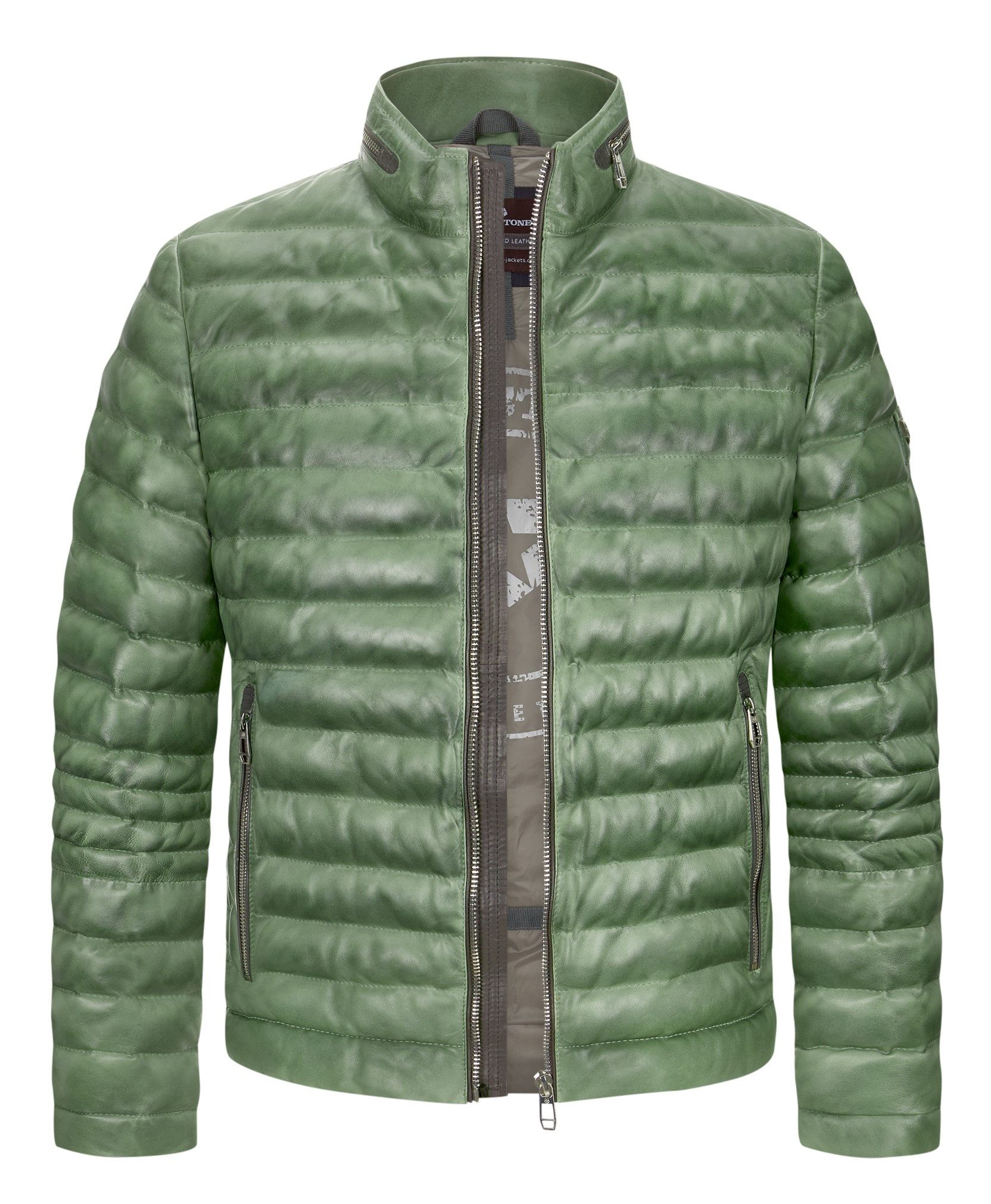 Milestone Lederjacke MSCavallino leichte Steppjacke aus feinem Lammleder günstig online kaufen