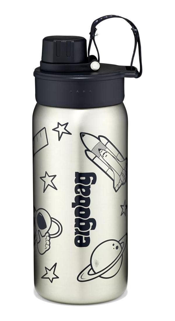 ergobag Trinkflasche Edelstahl Trinkflasche, auslaufsicher und kohlensäuregeeignet