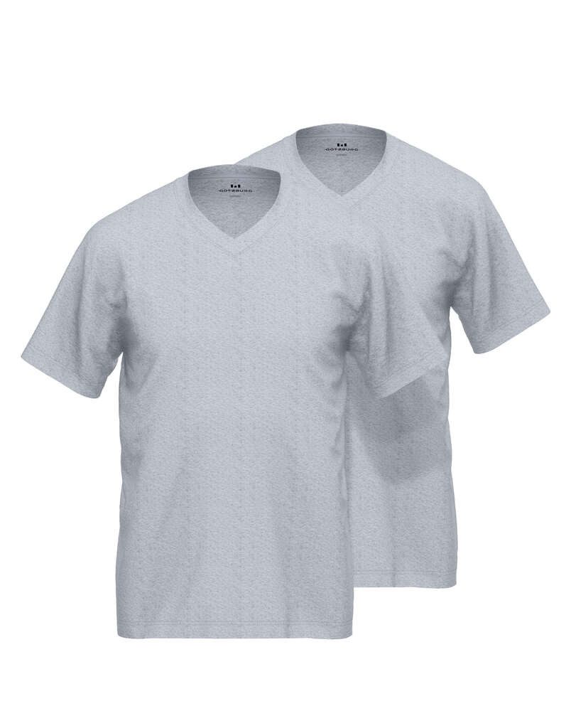 GÖTZBURG V-Shirt California (4er Vorteilspack) natürliche Baumwoll-Qualität