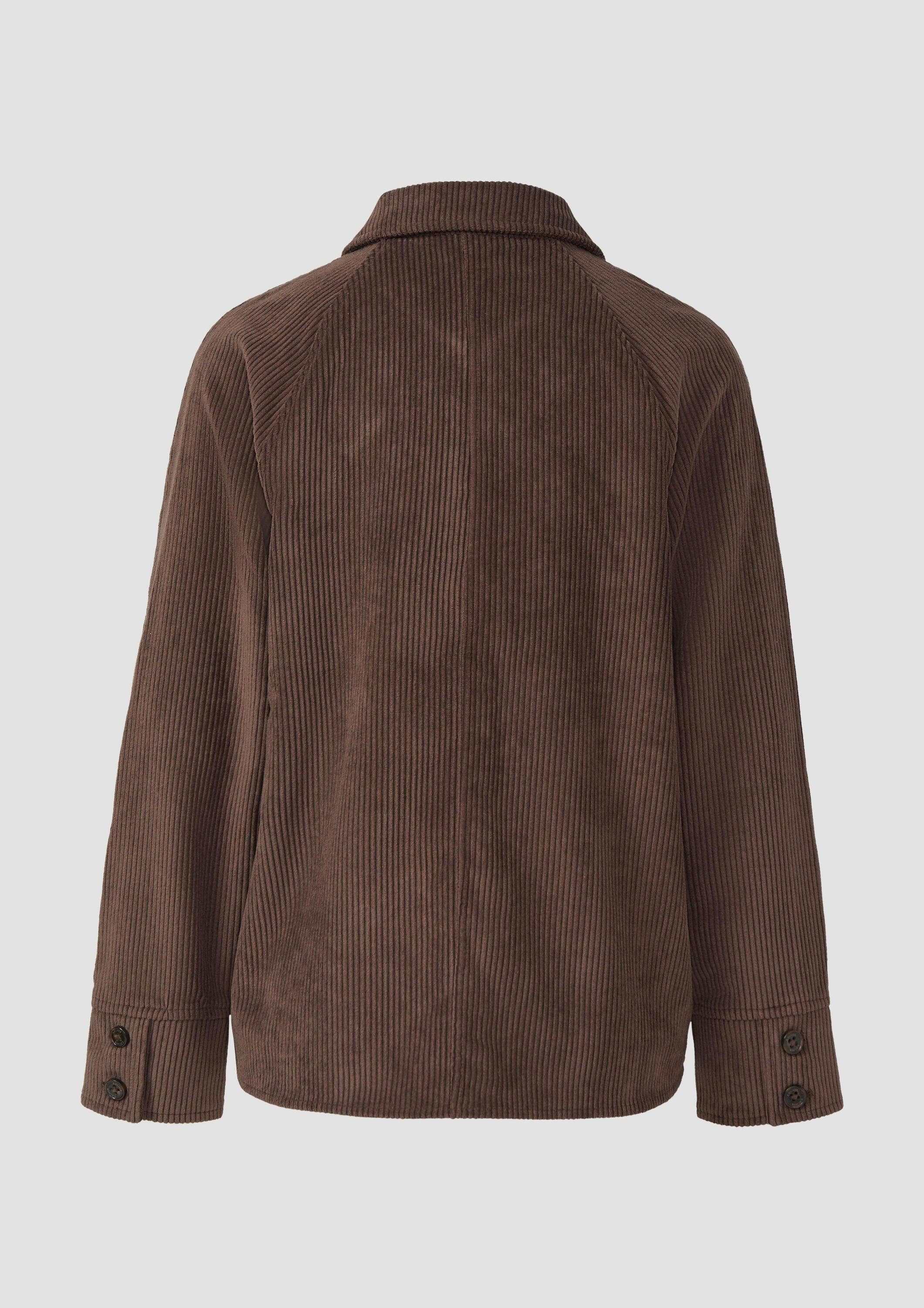 s.Oliver T-Shirt Indoor-Blazer Cordjacke mit Hemdkragen günstig online kaufen