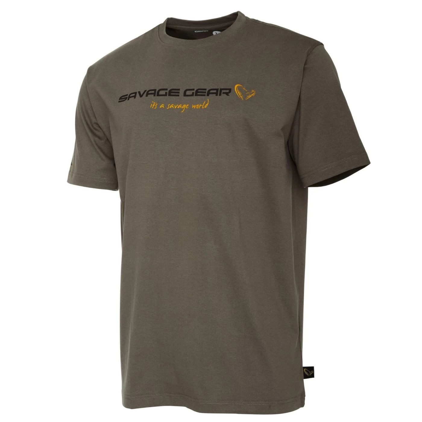 Savage Gear T-Shirt Savage Gear SG4 Logo T-Shirt Loden Green - Angelshirt