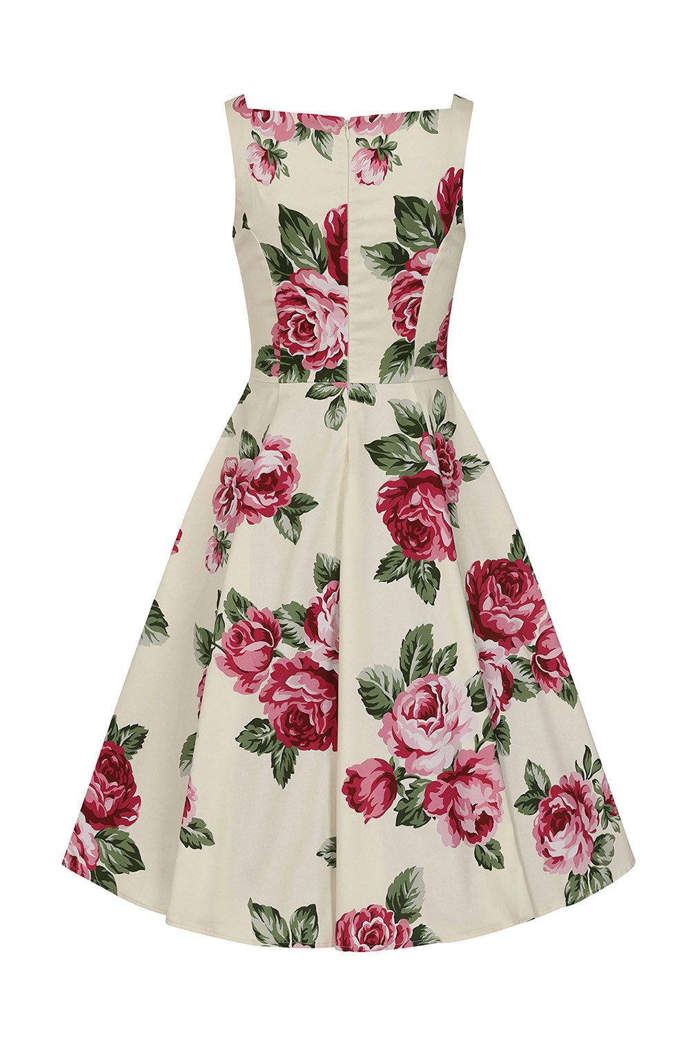 Hearts & Roses London A-Linien-Kleid Frances Floral Retro Vintage Rosen 50er