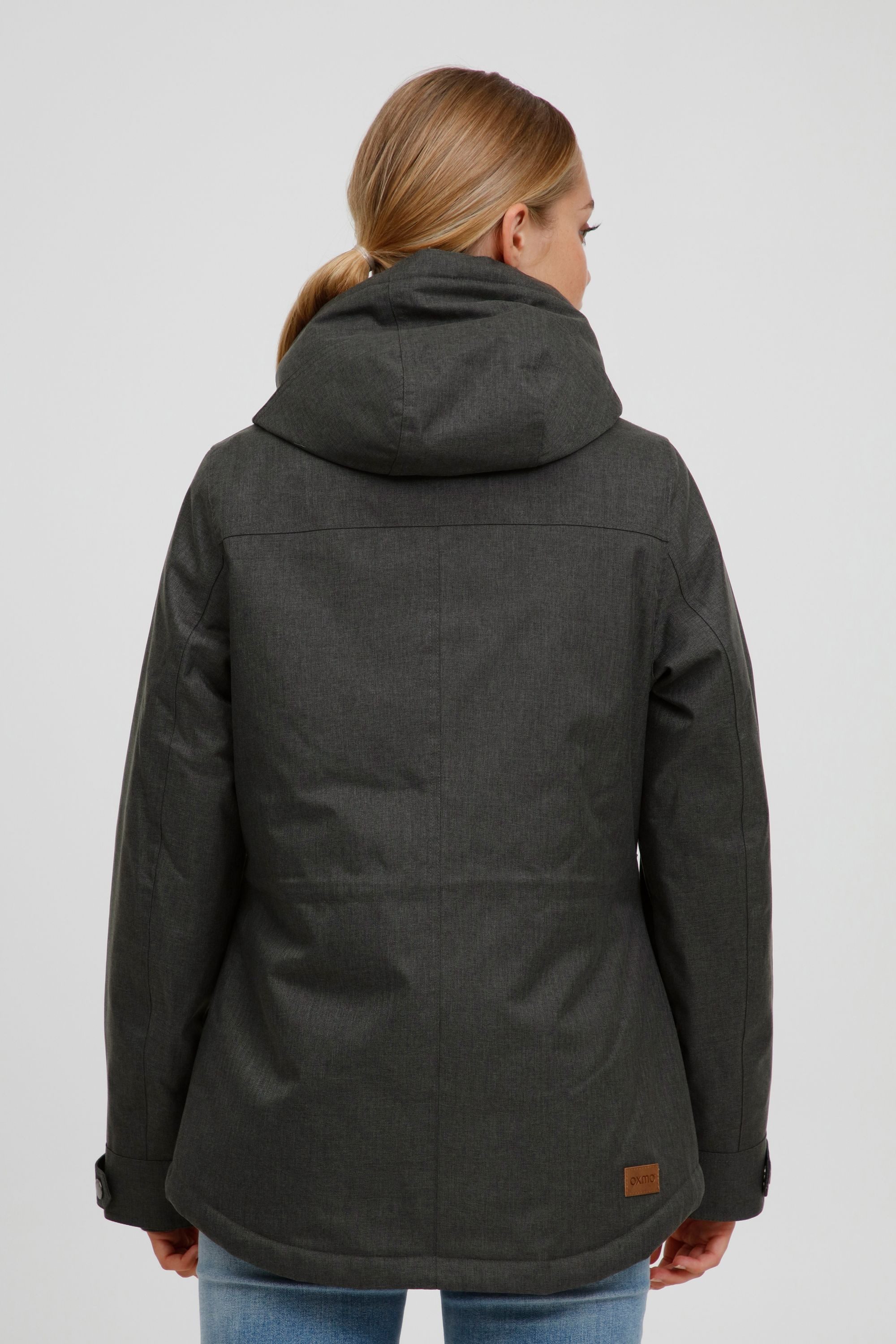 OXMO Kurzjacke OXBellissa Warme Jacke mit hochabschließendem Kragen