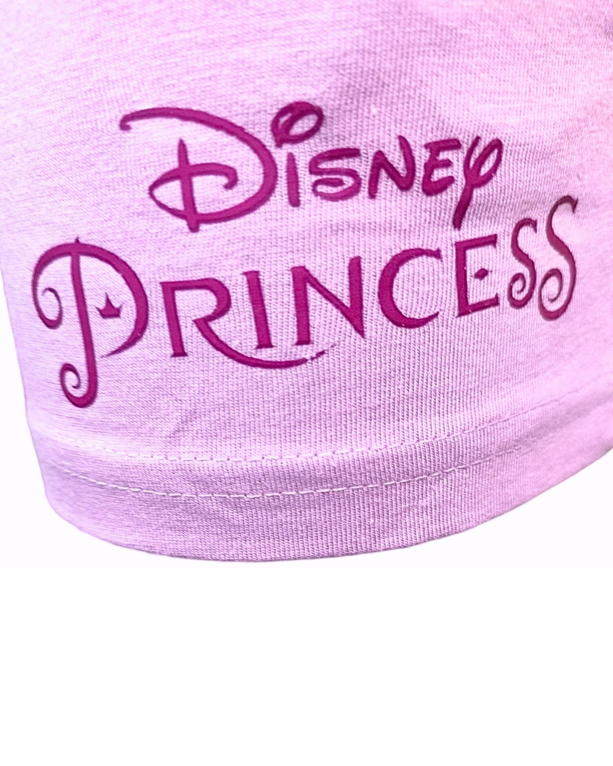 Set tlg) Rapunzel & Mädchen Belle & cm (2 Shorty Kurze Princess Cinderella, 98 - 128 Gr. Lila Hose T-Shirt Disney