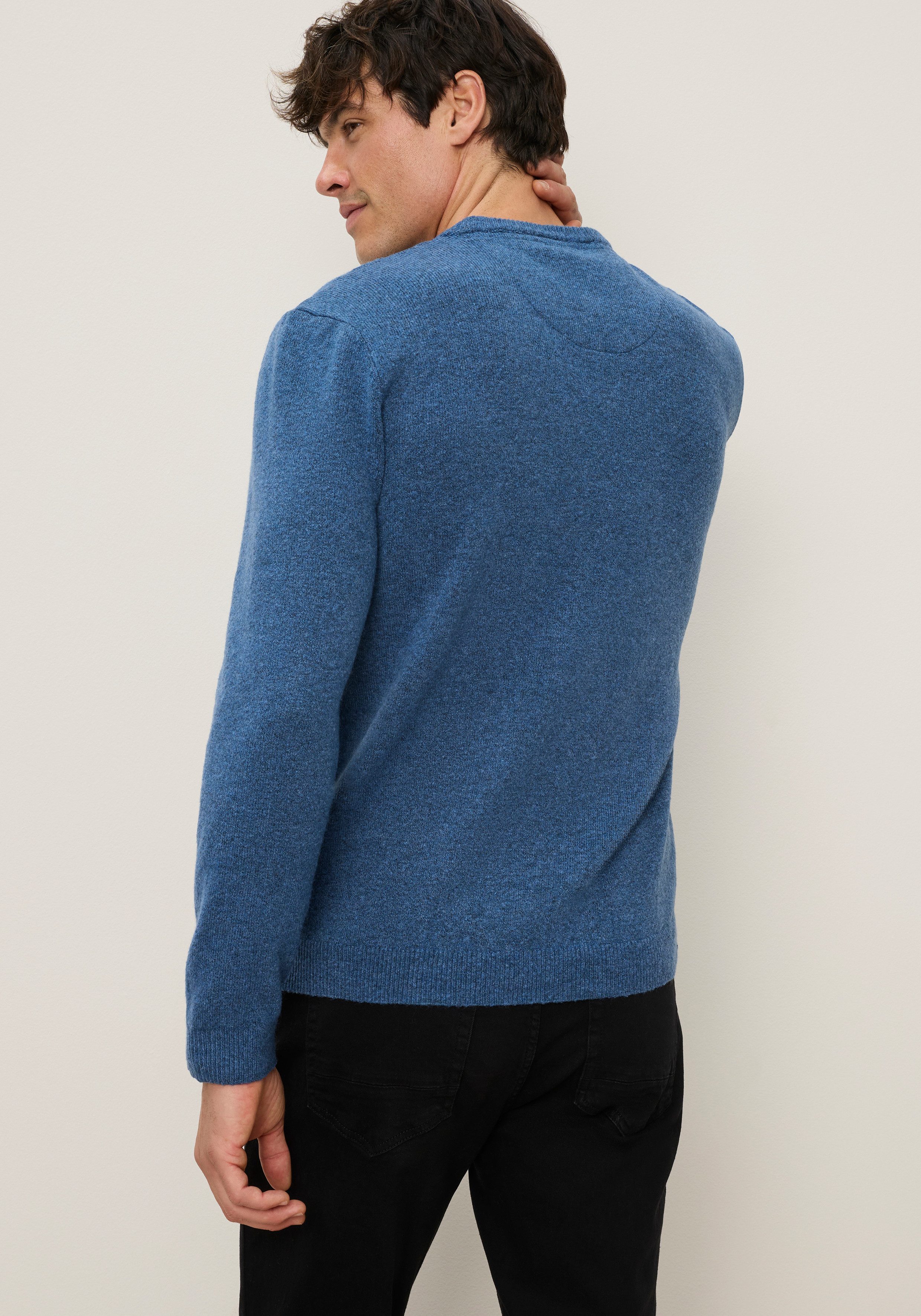 Bruno Banani Strickpullover in hochwertiger Wolloptik Woll-Look mit pflegeleichtem Tragekomfort. Ohne kratzendes Tragegefühl – Bild 2 von 5