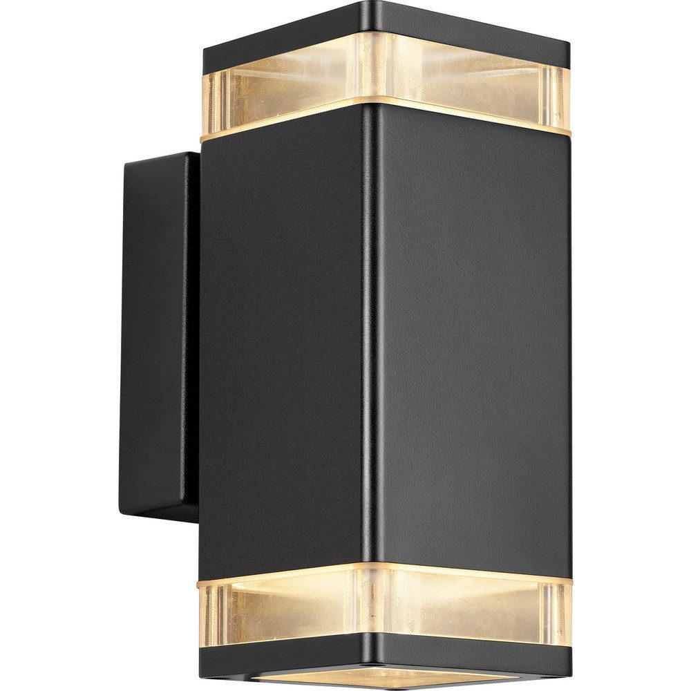 Nordlux Wandleuchte Nordlux Elm Double 45331003 Wandleuchte GU10 Schwarz