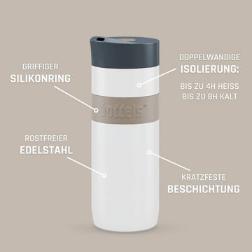 boddels Thermobecher Coffee-to-go-Becher KOFFJE 370ml, Edelstahl