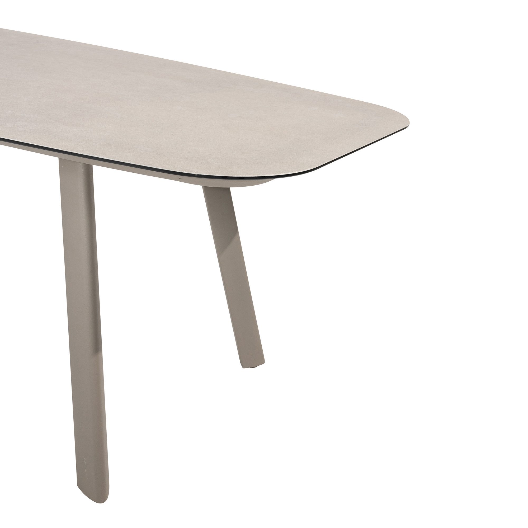 4 Seasons Outdoor Gartentisch MANOLO, 103x240, Wetterbeständig, Tischplatte aus Glaskeramik