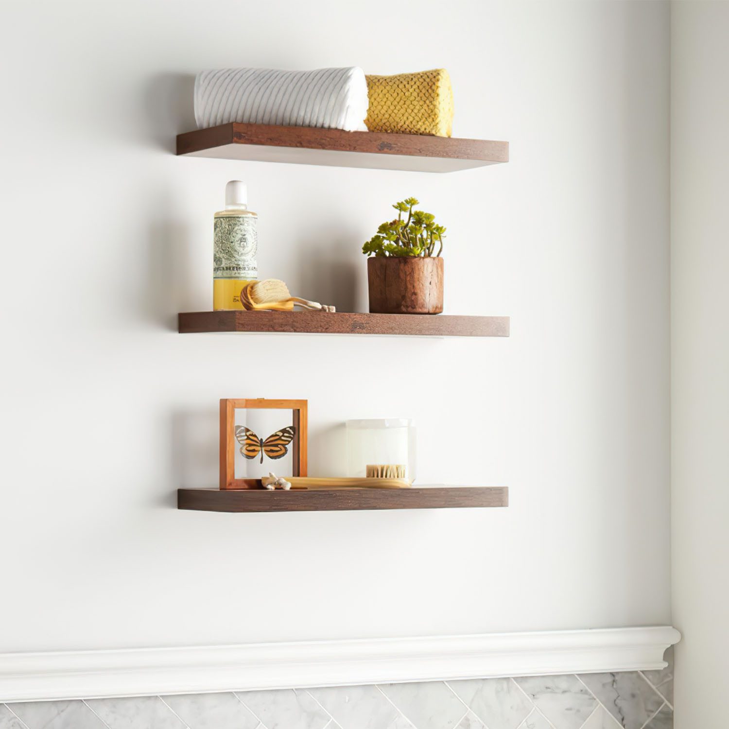 Refined Living Wandregal Regal Wand 3st Regalbrett Schweberegal Hängeregal günstig online kaufen