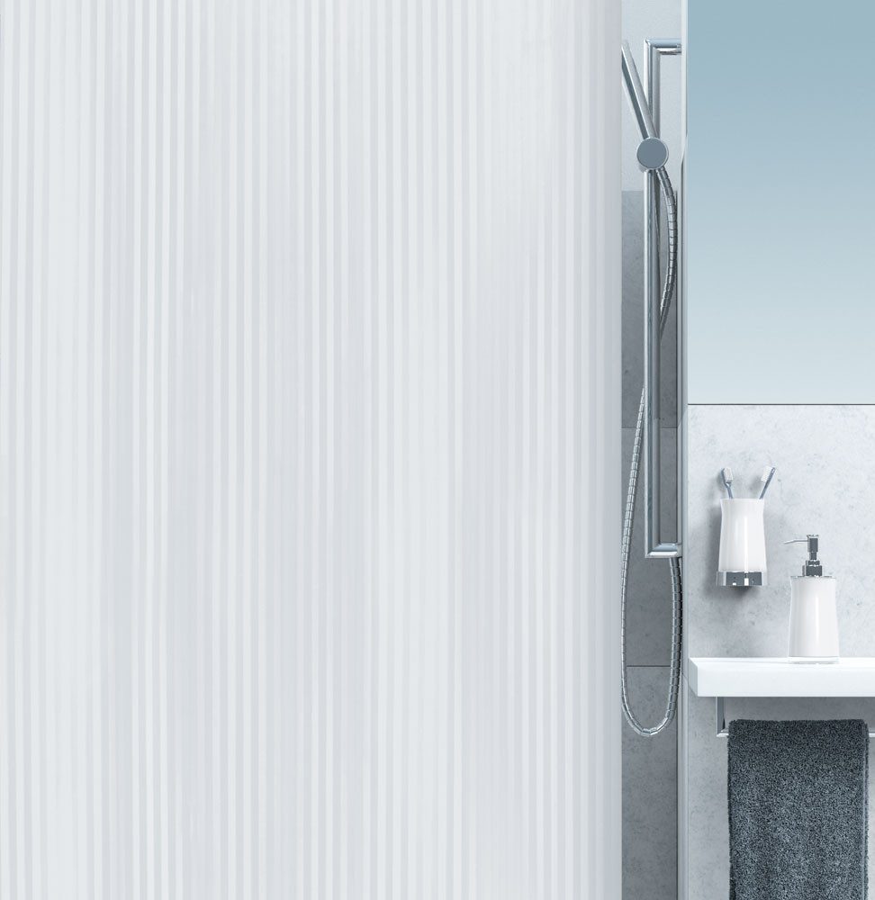 spirella Duschvorhang spirella Duschvorhang PVC Anti Schimmel 100% wasserdicht 180x200 cm