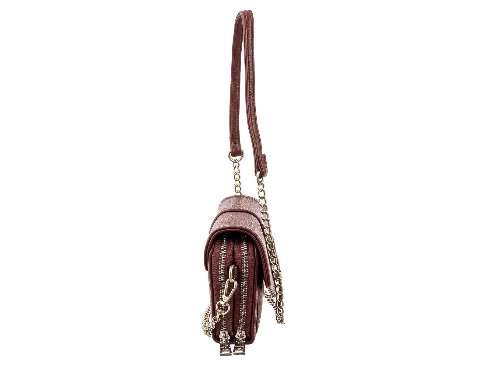 Prato Handtasche S033-G Umhängetasche genarbtes PU Clutch (1-tlg)