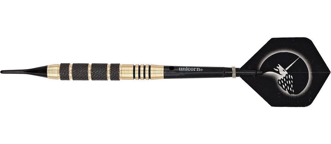 unicorn Softdarts Unicorn Core Plus Brass Soft Darts, Messing, 17g., Gold, Komplettsatz