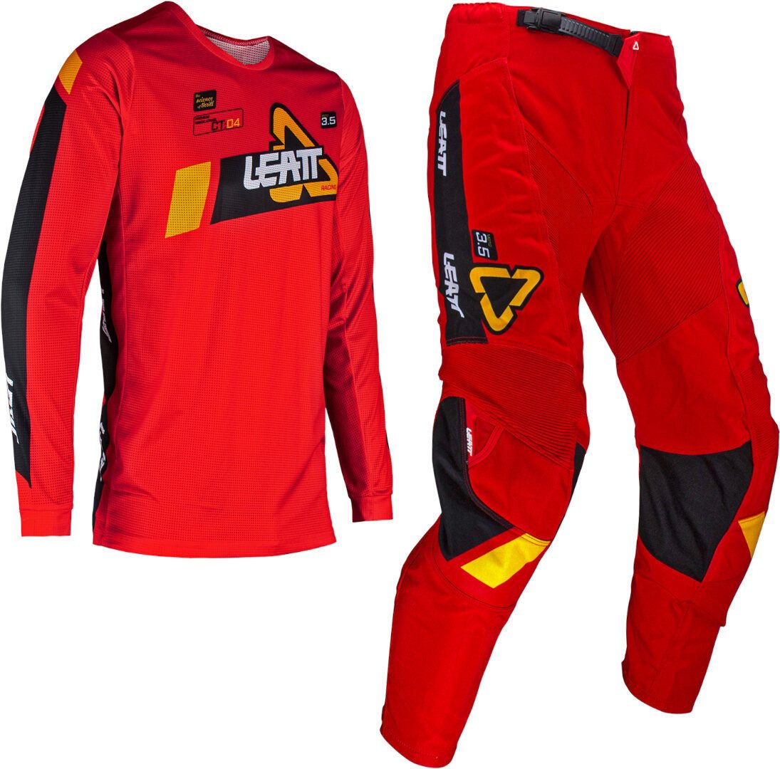 Leatt Motocross-Shirt 3.5 Ride 2024 Motocross Jersey und Hose Set