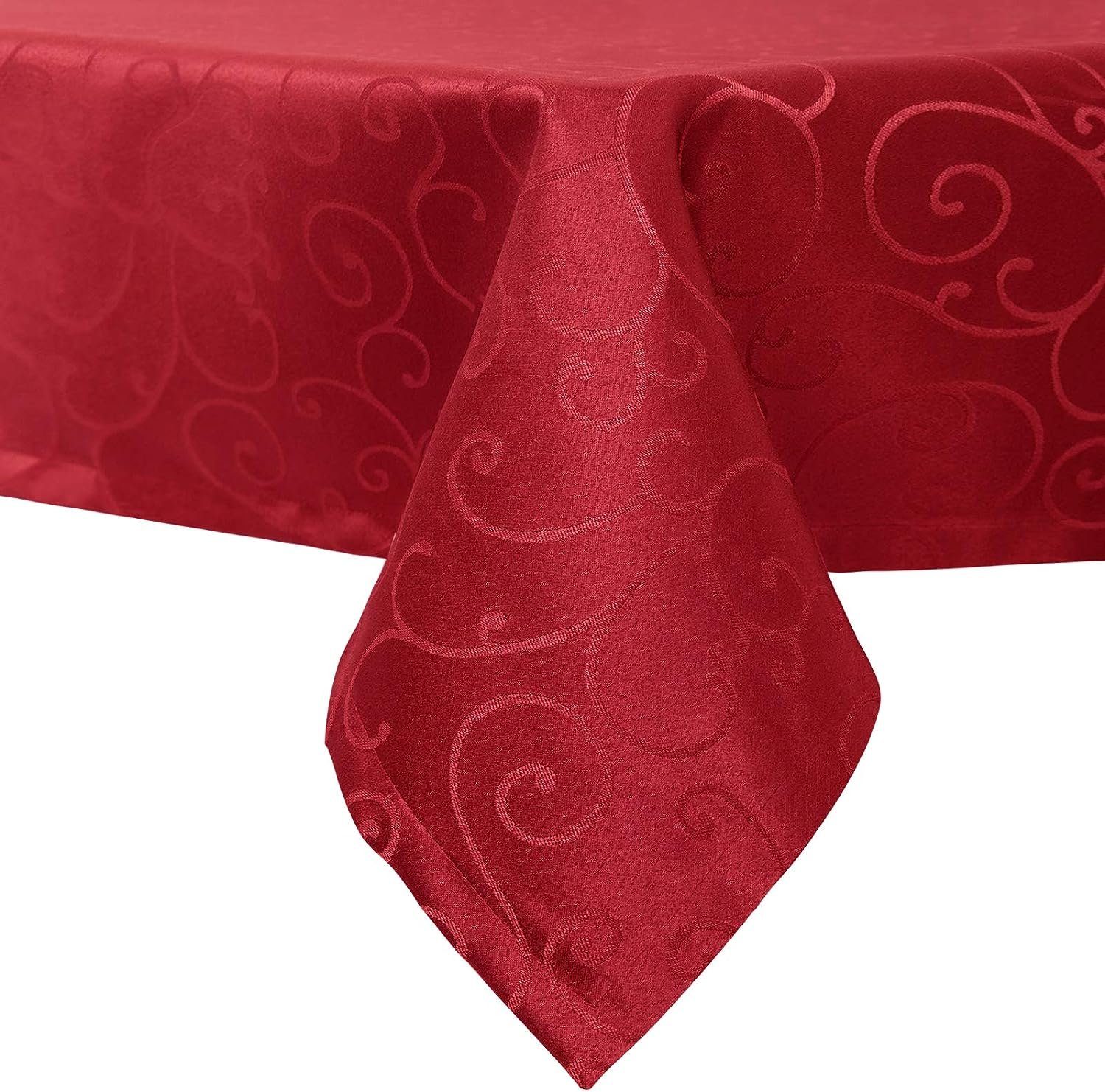 EUGAD Tischdecke (1-tlg), Damast Ornamente, mit günstig online kaufen