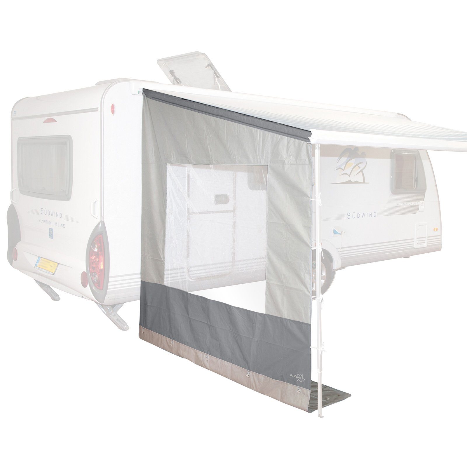 Bo-Camp Vorzelt Seitenwand Wohnwagen Vorzelt Seitenteil, Vordach Markise Om günstig online kaufen