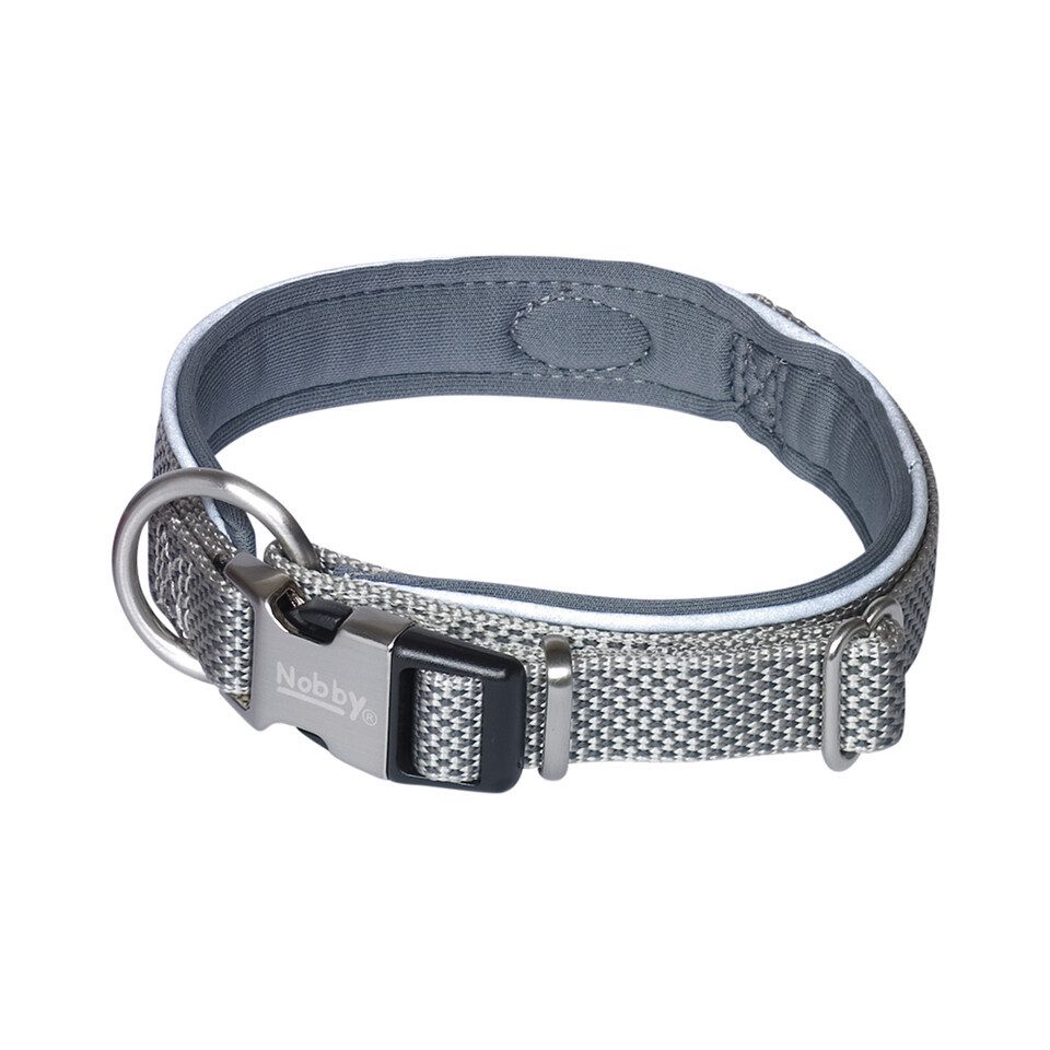 Nobby Hunde-Halsband Halsband Classic Preno Royal grau