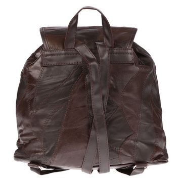 Christian Wippermann Cityrucksack Kleiner Damen Rucksack Leder Tasche