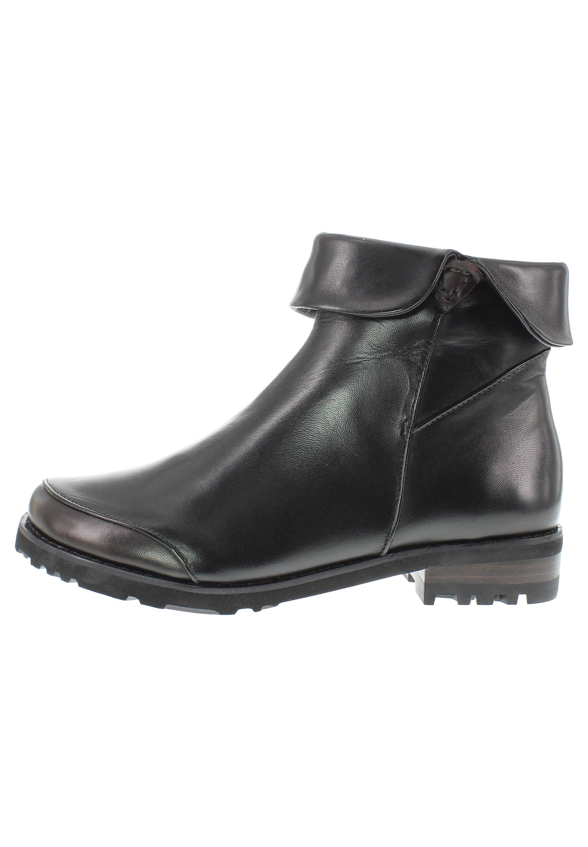 Everybody TUBER - Stilvolle Lederstiefelette mit raffiniertem Schaftdetail Schlupfstiefel