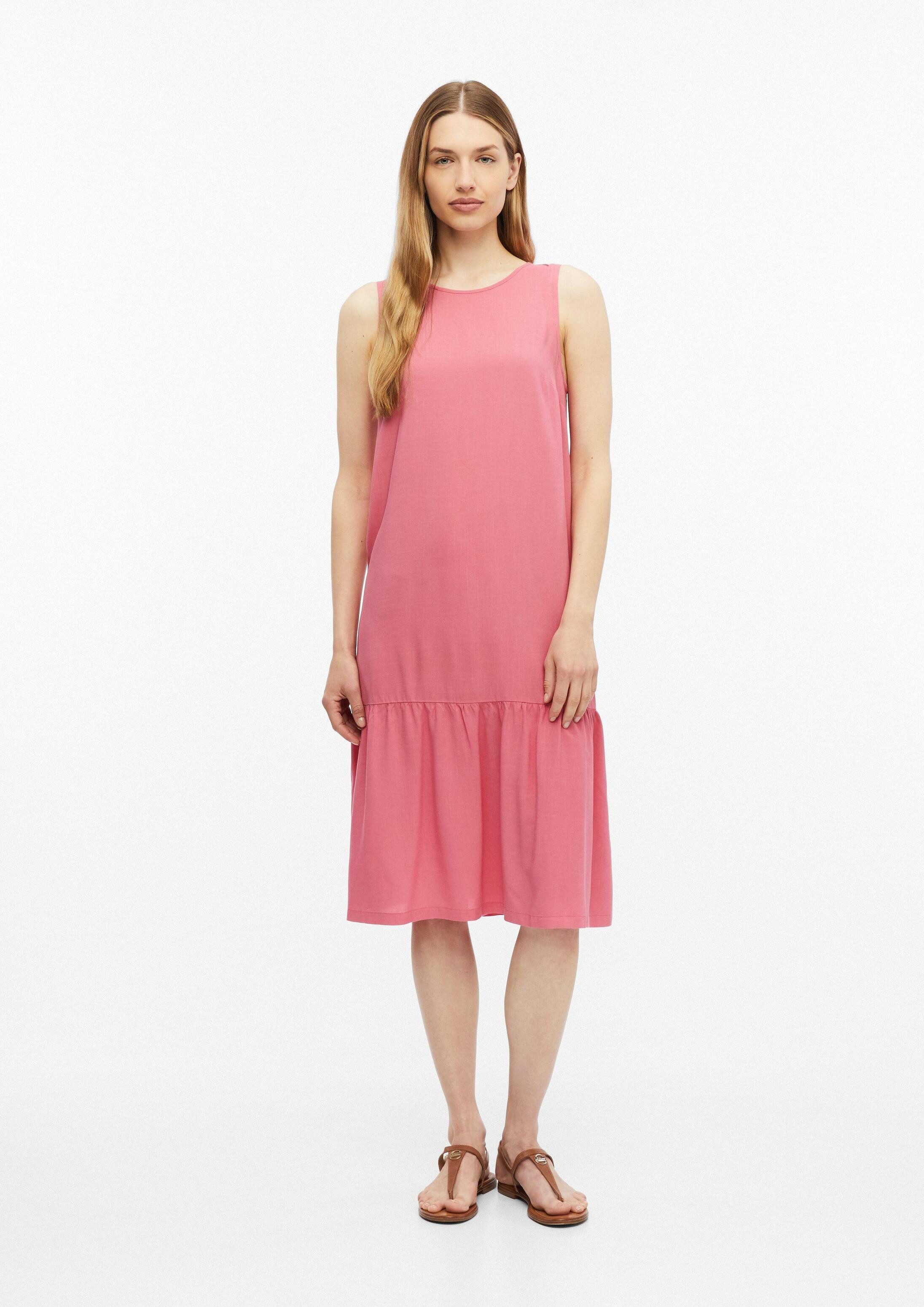 s.Oliver Midikleid Kleid Stufenkleid aus Viskose