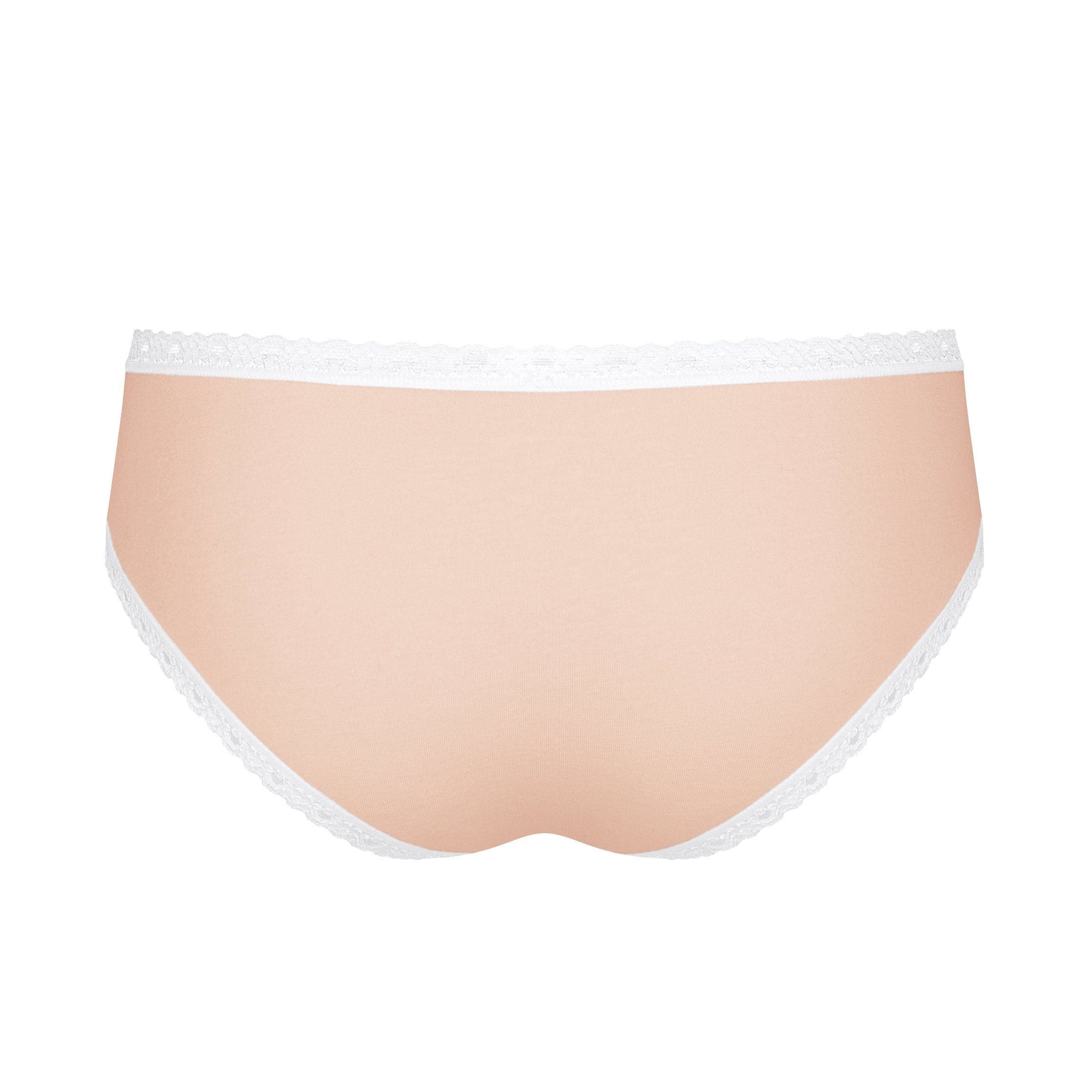 Sloggi Panty (Packung, 3-St) grau, Spitzeneinfassung weiß, rosé zarter mit