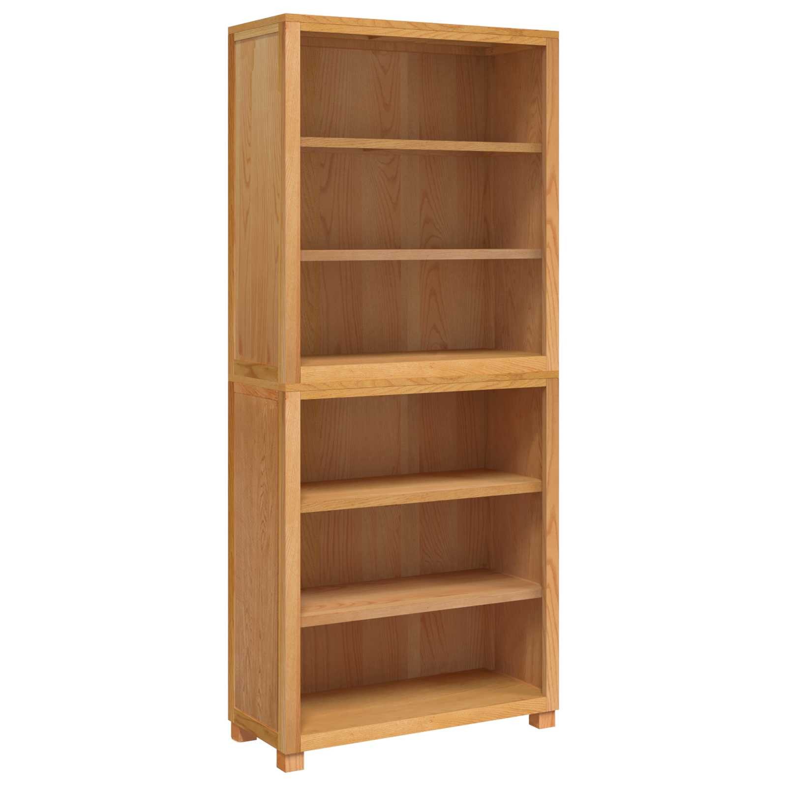 vidaXL Seitenschrank Aufbewahrungsmöbel-Set mit Regal 2 Stk. Natur 80 x 35 x 185 cm (2-St)