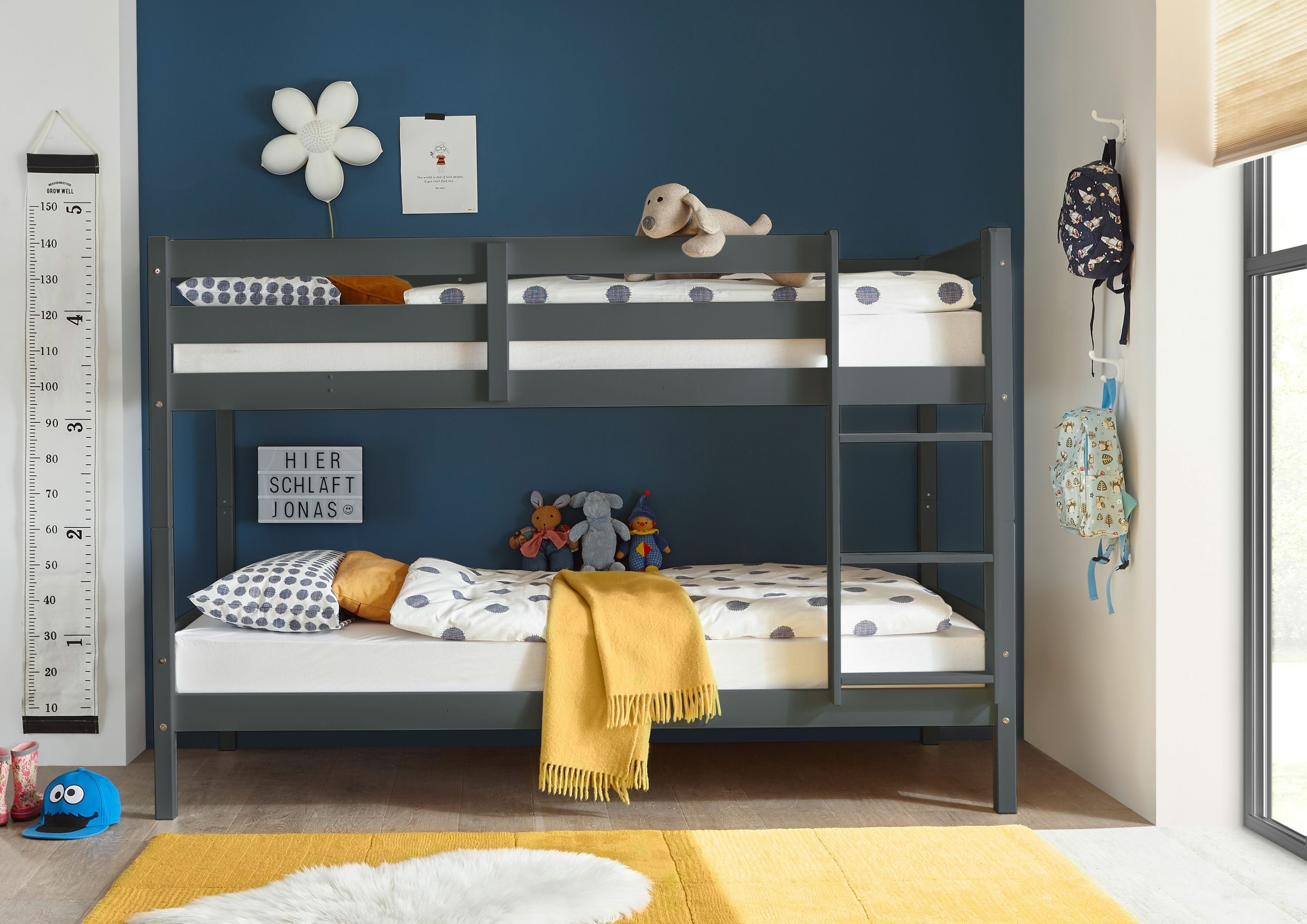 Stockbett aus massiver Kiefer umbaubar - Kids Dreams