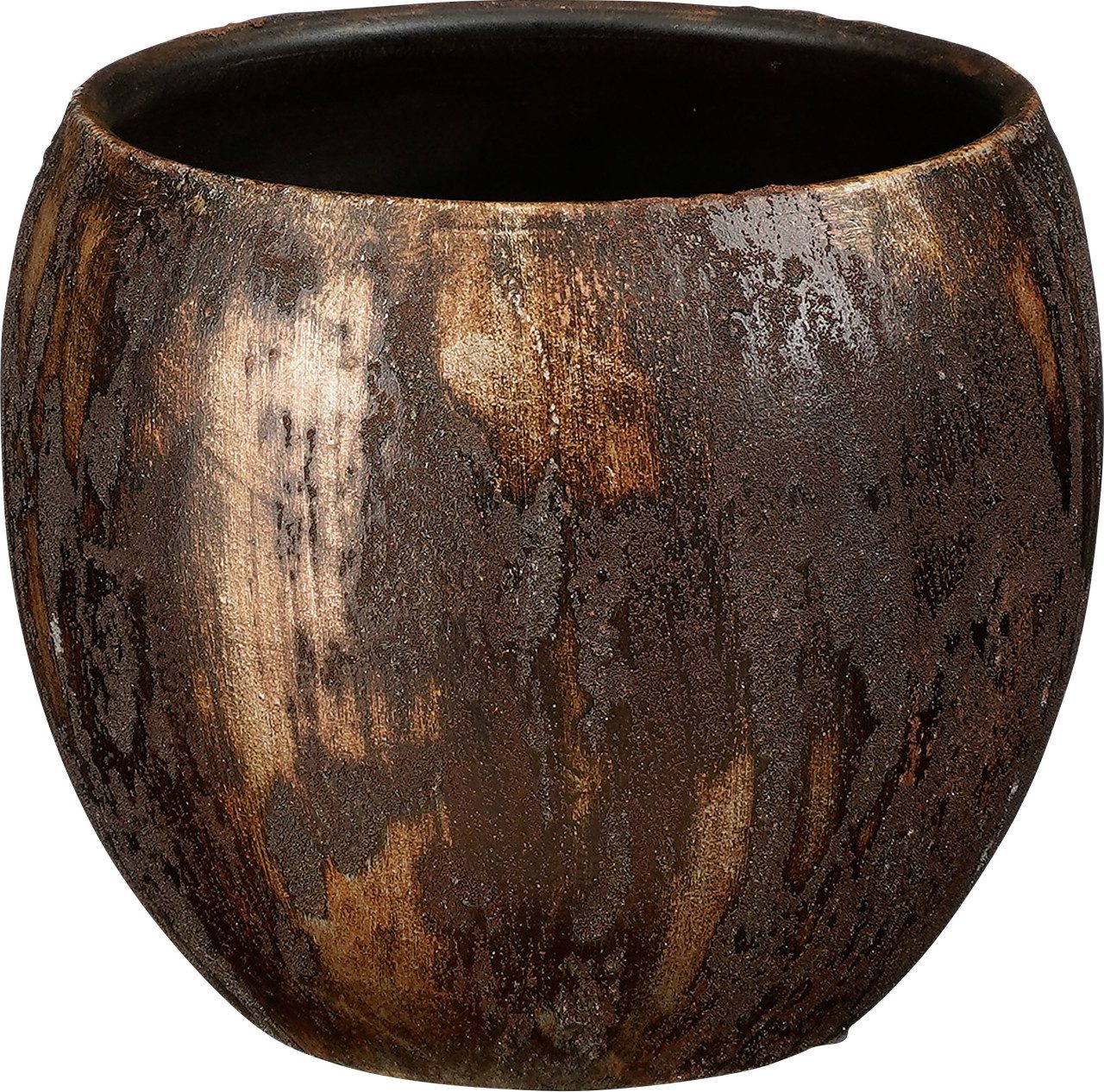 Mica Decorations Blumentopf Mica Blumentopf Roel rost Terracotta Ø 17 x 16 cm