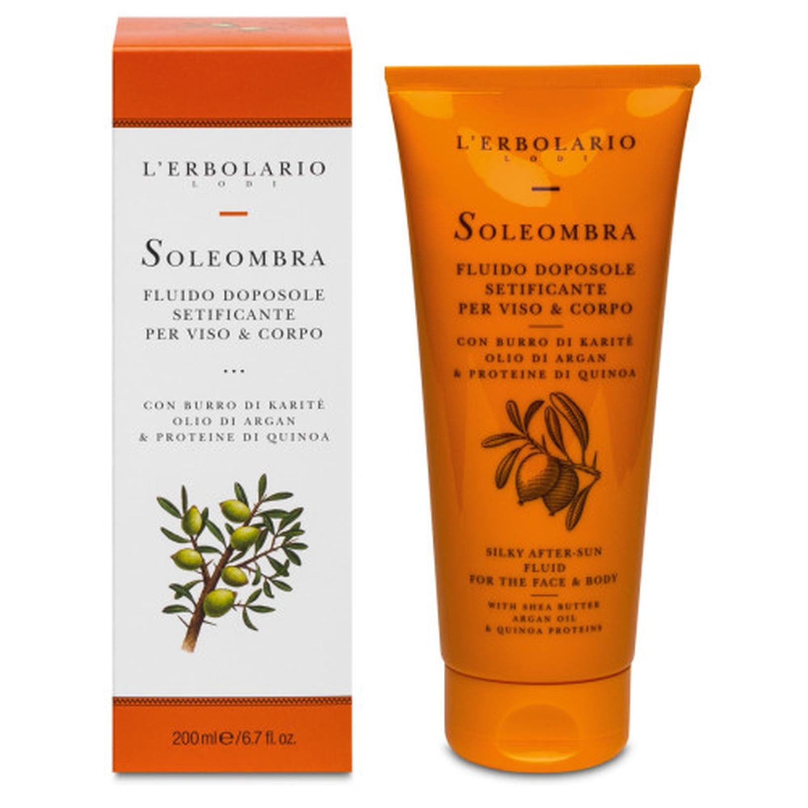 L´ERBOLARIO After Sun Aftersun Fluid für Gesicht und Körper 200ml, 1-tlg.