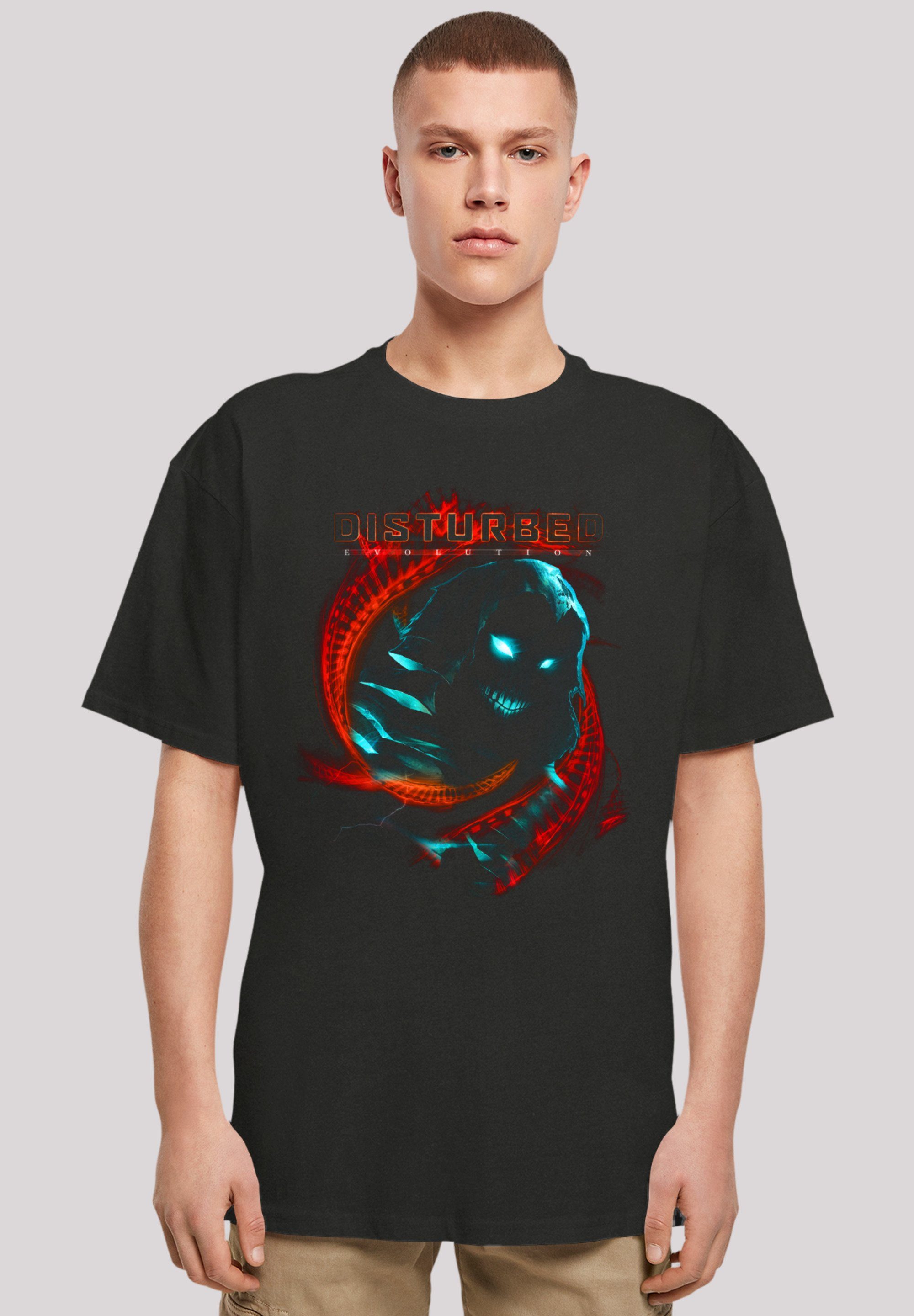 F4NT4STIC T-Shirt Disturbed Heavy Metal DNA Swirl Premium Qualität, Rock-Musik, Band