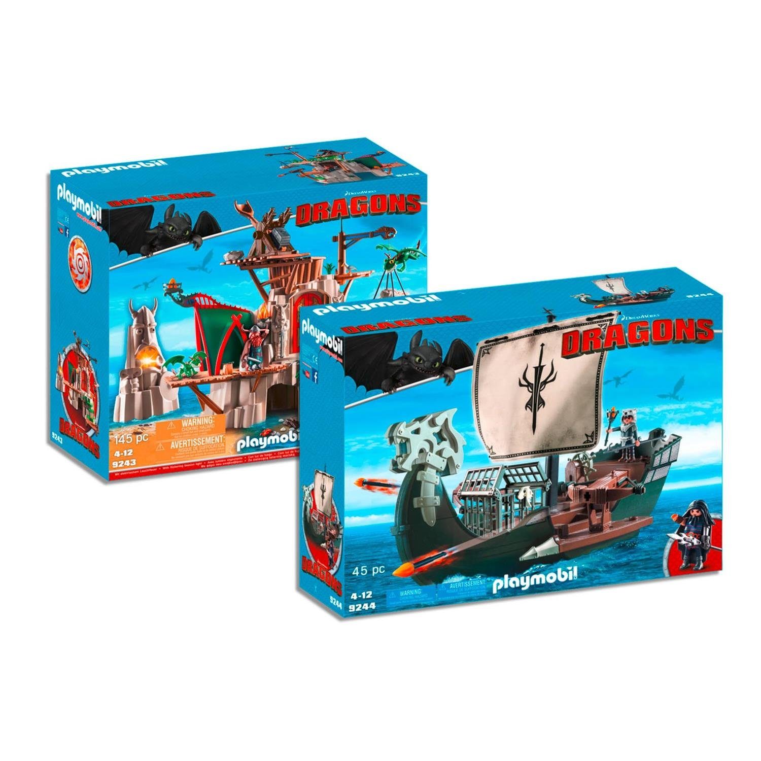 Playmobil® Spielbausteine 9243-4 Dragons Set 3 - 2er Set 9243 + 9244