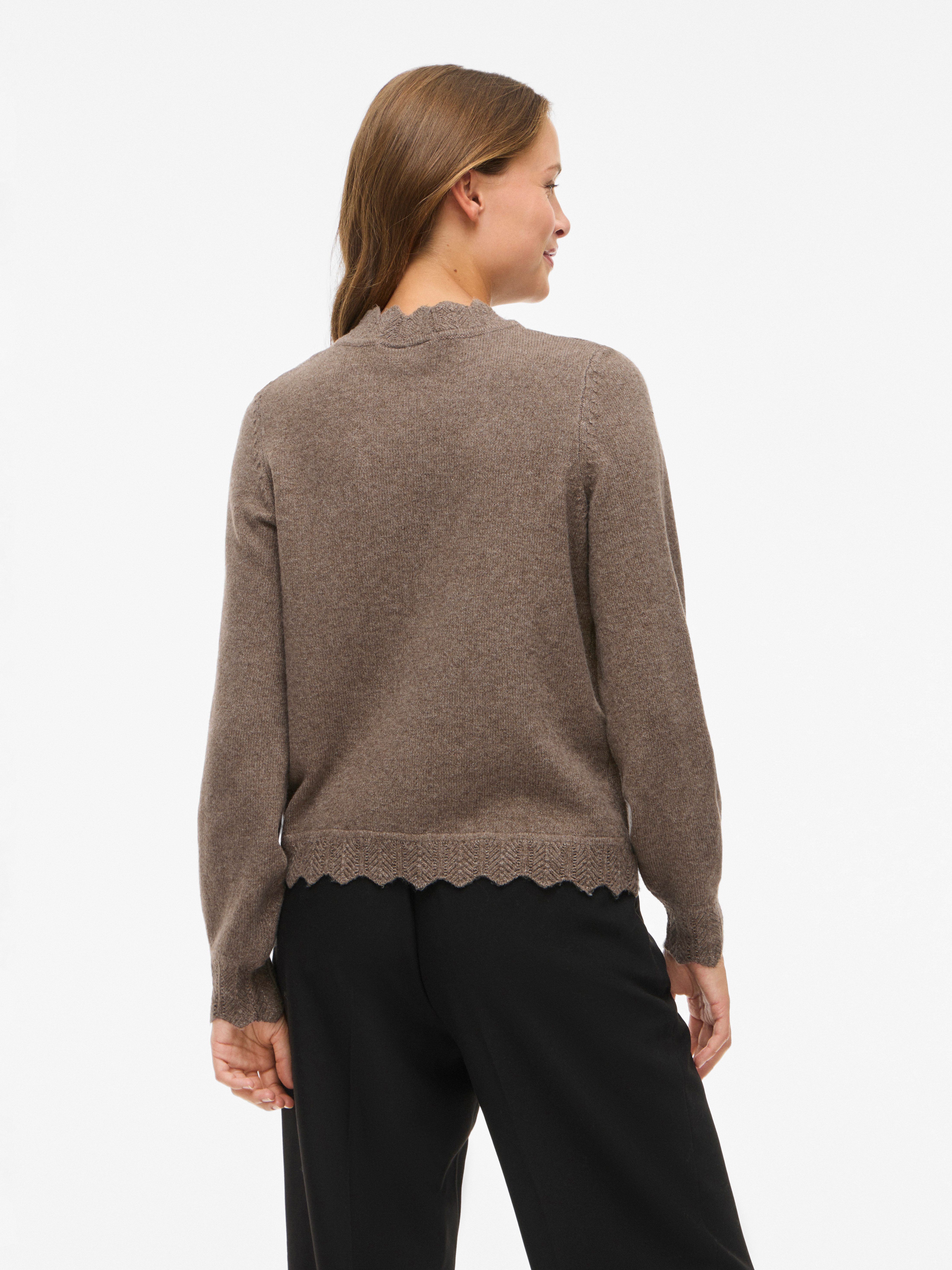 Vila Strickpullover VINIKOLINA O-NECK L/S KNIT günstig online kaufen