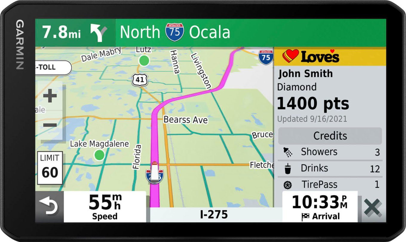 LGV710 D Garmin LKW-Navigationsgerät EU MT DezlCam