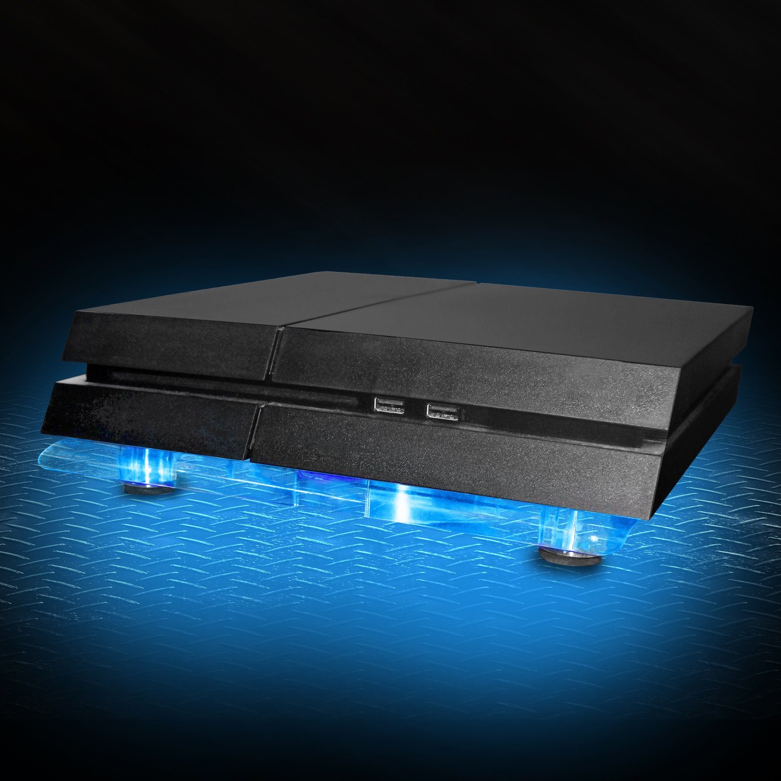 EAXUS Notebook-Kühler Lüfter/Kühler für PlayStation 4, Laptops und weitere Konsolen. USB, Stromversorgung direkt über USB – Bild 3 von 5