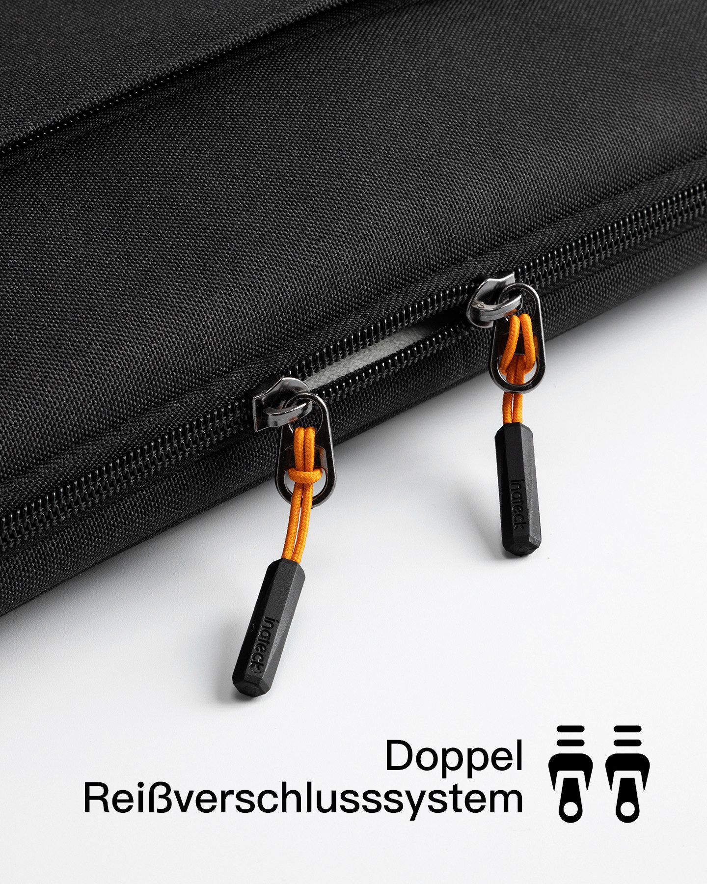 Inateck Laptop-Hülle 360° Schutz Laptoptasche, Kompatibel mit 16 Zoll MacBook Pro/Max, mit Zubehör Tasche – Bild 5 von 5
