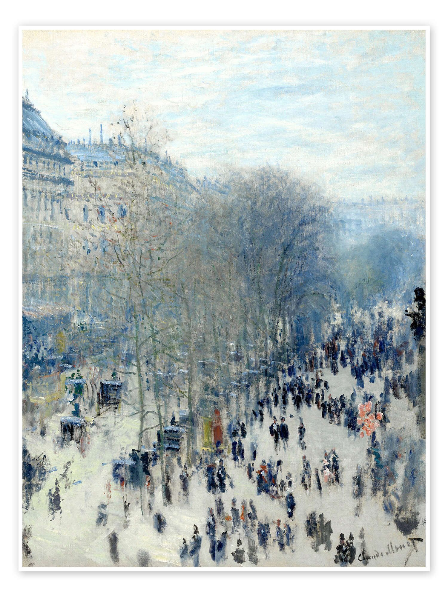 Posterlounge Wandbild Boulevard des Capucines, Claude Monet, erhältlich als Poster, Leinwandbild, Wandsticker oder Acrylglasbild