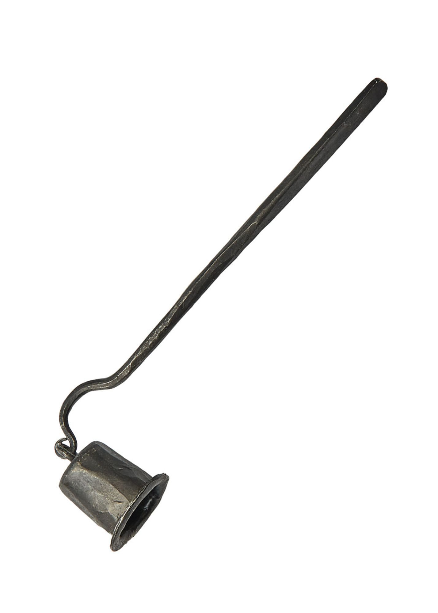 Battle Merchant Feuerschale Rustikaler Kerzenlöscher aus Eisen, Handgeschmiedet