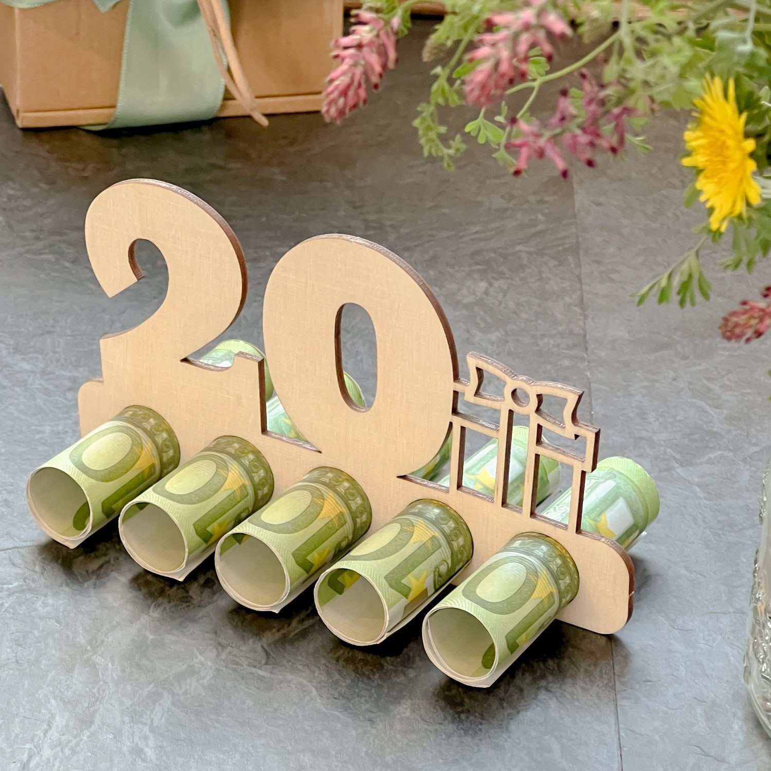 Spruchreif® Spardose Originelle Geldgeschenkverpackung, Geschenk zum Geburtstag, Jubiläum