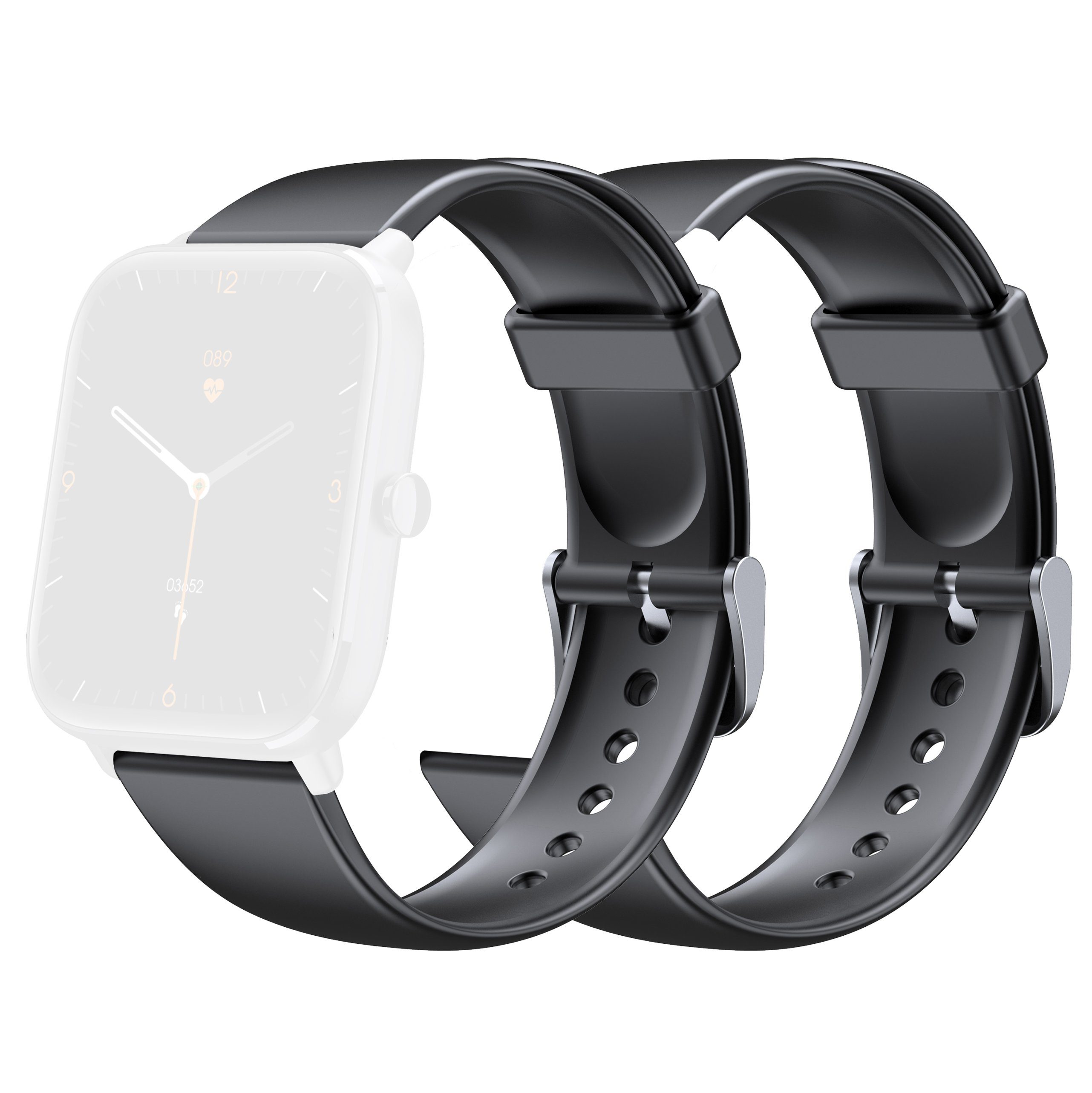 Levowatch Smartwatch-Armband ST22, 2x Smartwatch Ersatz/-Wechsel-Armband, günstig online kaufen