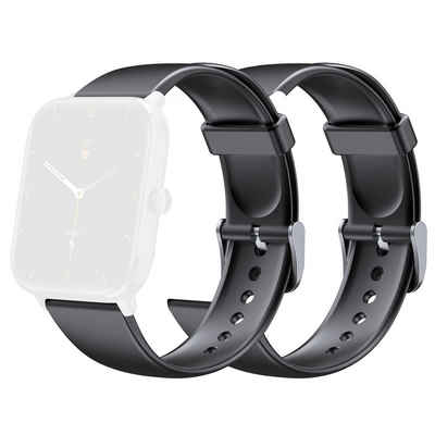 Levowatch Smartwatch-Armband ST22, 2x Smartwatch Ersatz/-Wechsel-Armband, 22mm, für L11, DOITX2, F2