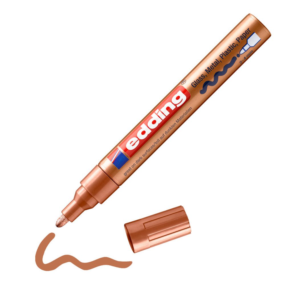 edding Marker edding 750 Glanzlack-Marker, 2-4mm