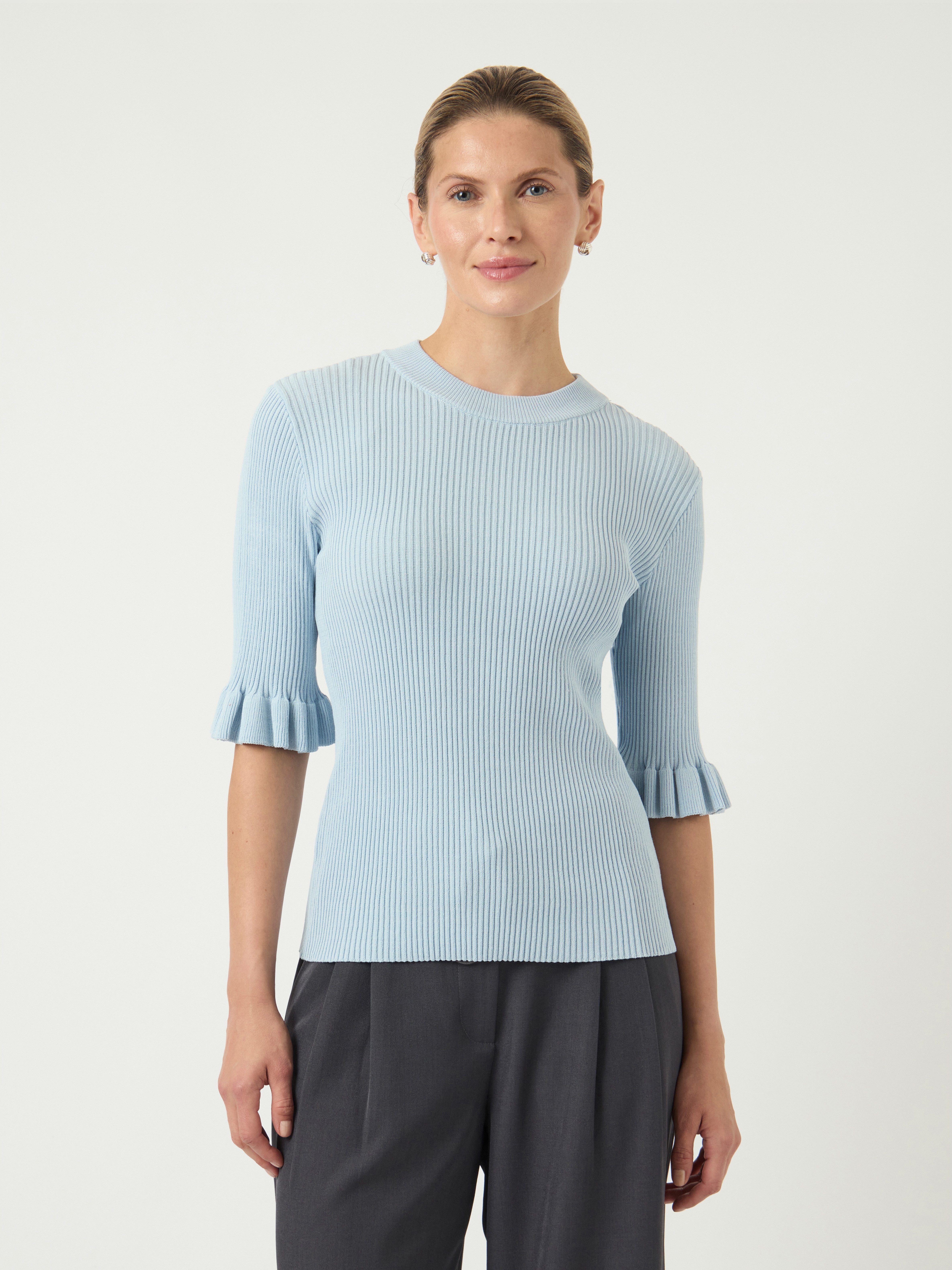 Y.A.S Rundhalspullover YASMIKLA SS KNIT TOP S. NOOS günstig online kaufen