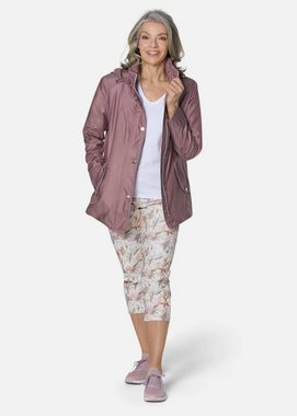 GOLDNER Outdoorjacke Leichte Jacke mit bedrucktem Innenfutter