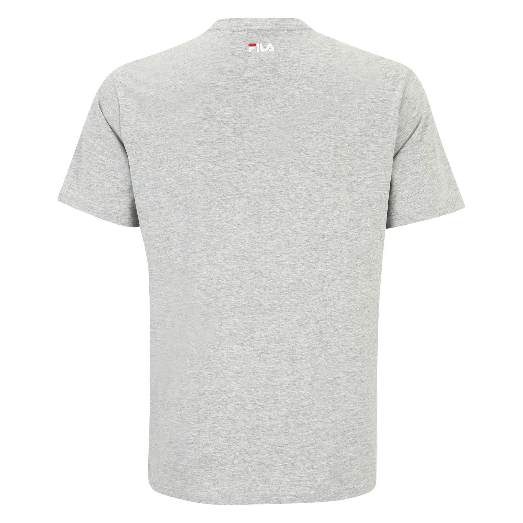 BELLANO T-Shirt Unisex Fila - tee, Rundhals, Kurzarm Grau T-Shirt