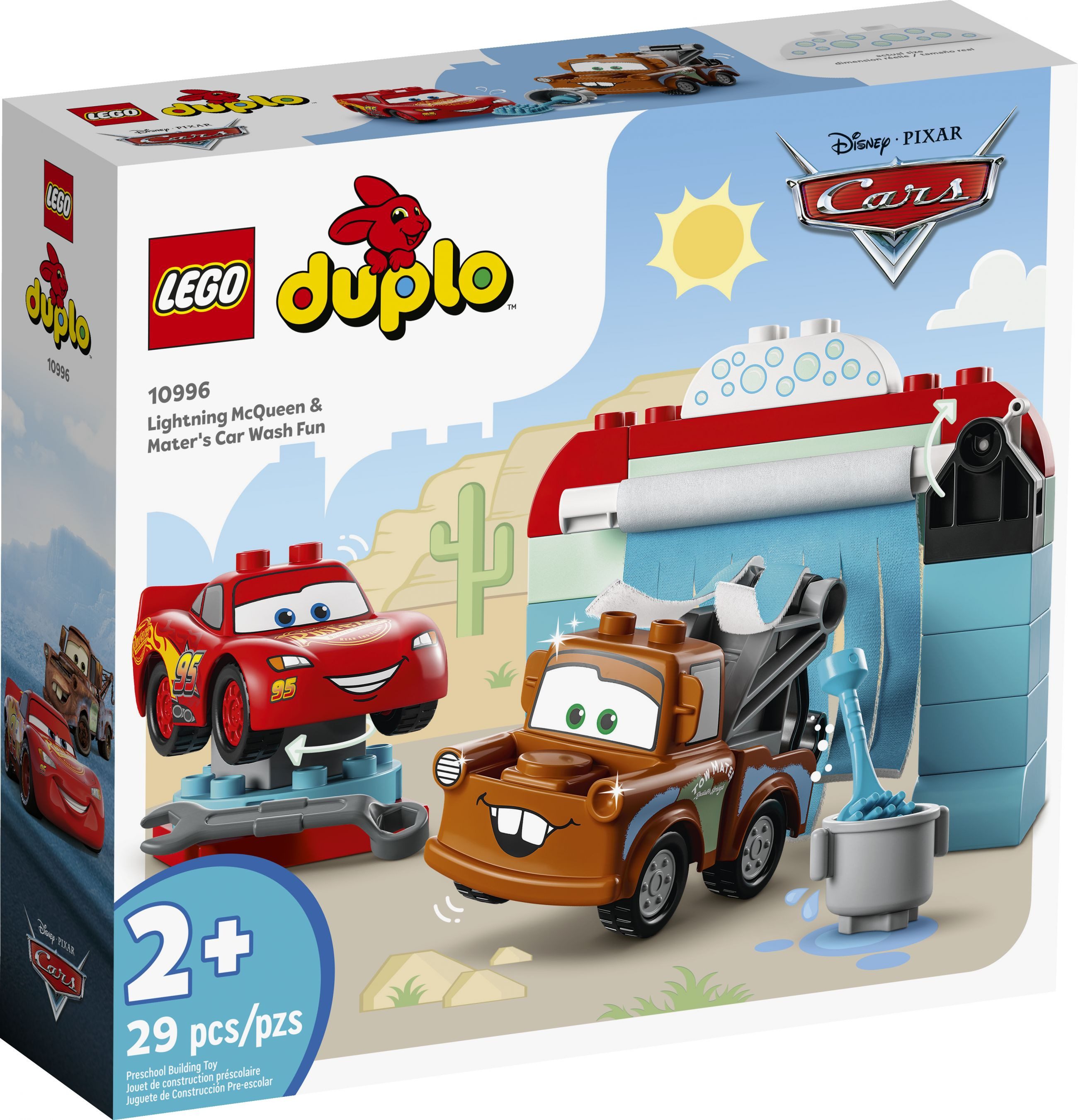 LEGO® 10996 Lightning McQueen und Mater in der Waschanlage Konstruktionsspi günstig online kaufen