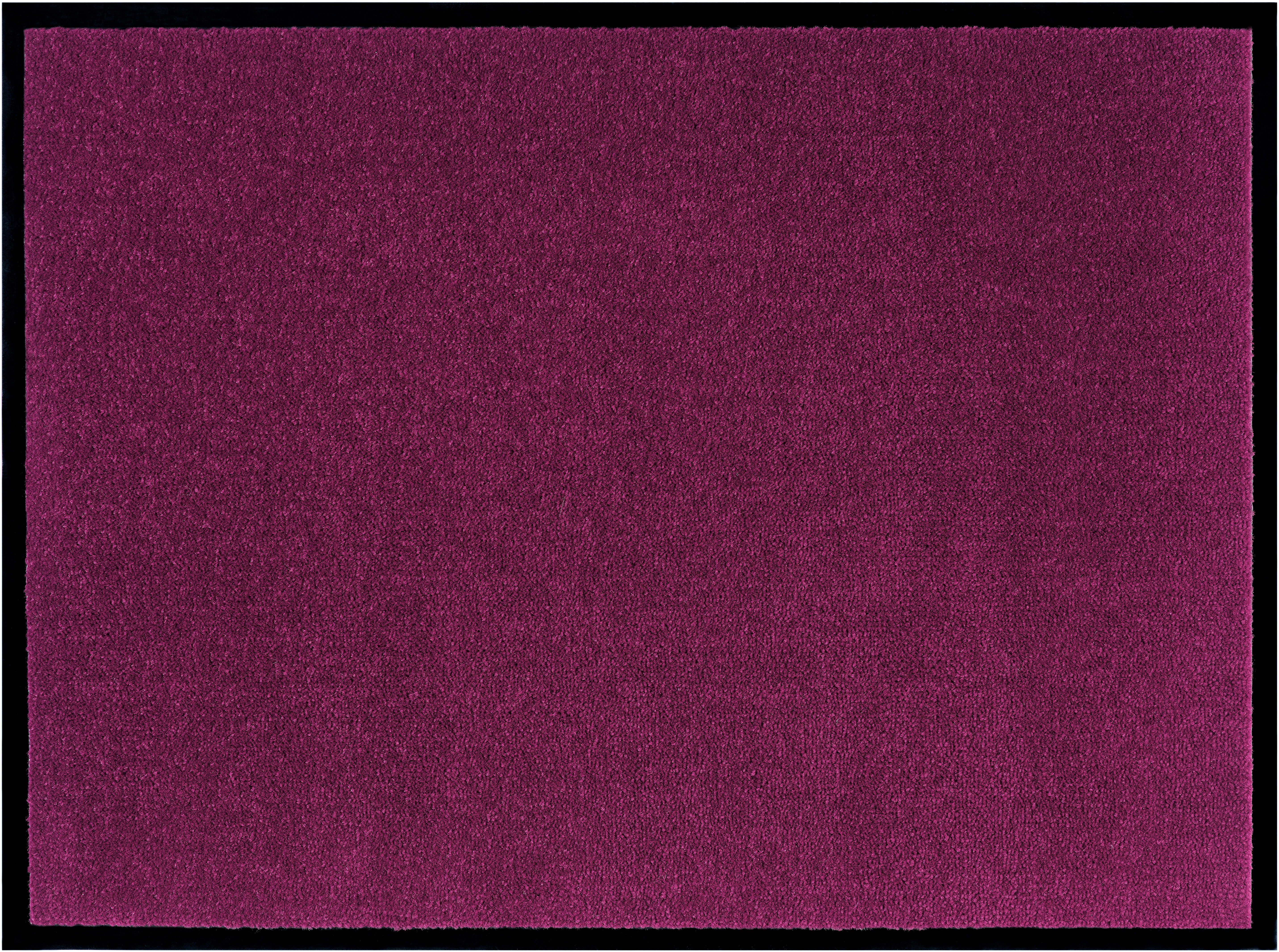 Fußmatte Triton, Home affaire, rechteckig, Höhe: 7 mm, waschbar, Uni-Farben-Design, rutschfest, robust, pflegeleicht violett