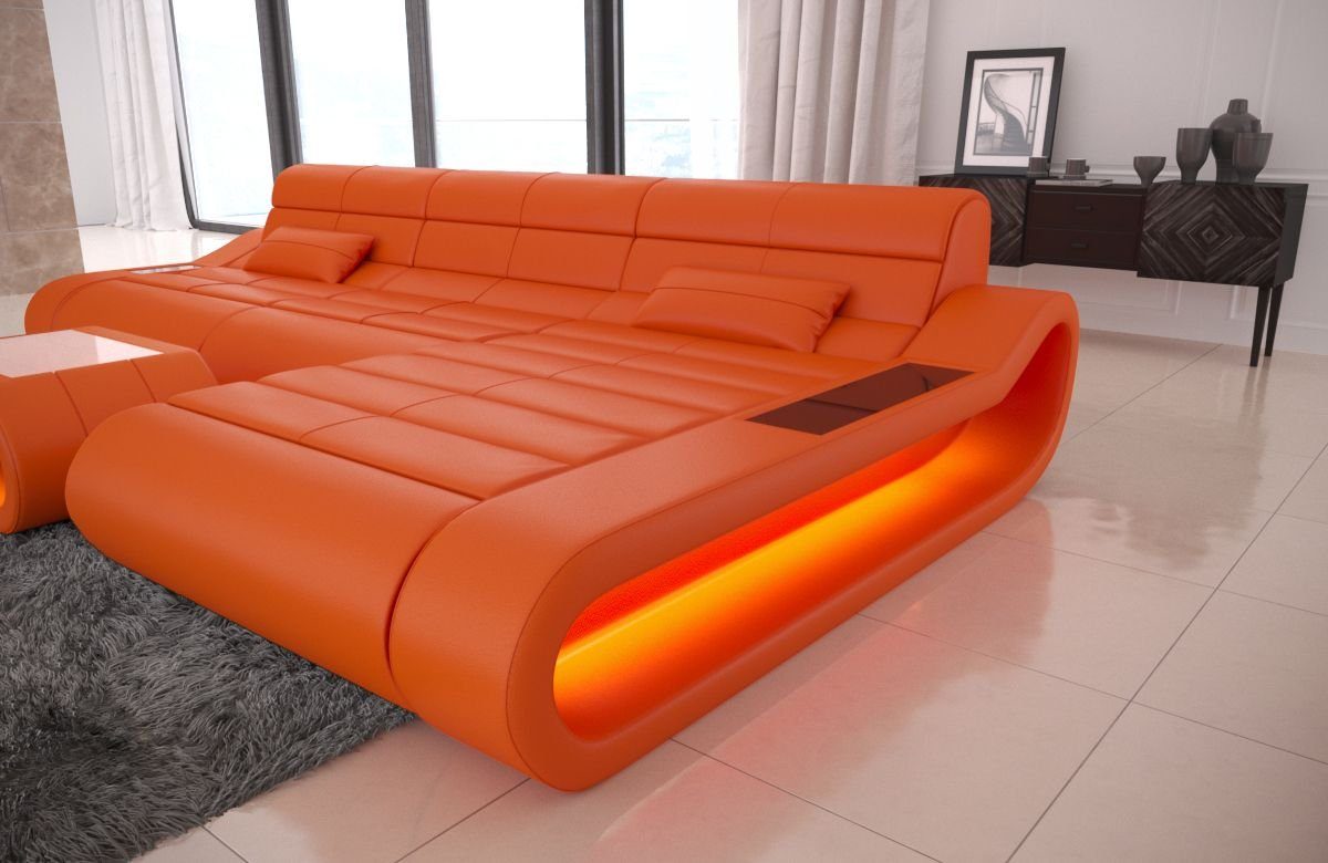 Sofa Dreams Ecksofa Ledercouch Ledersofa Concept günstig online kaufen