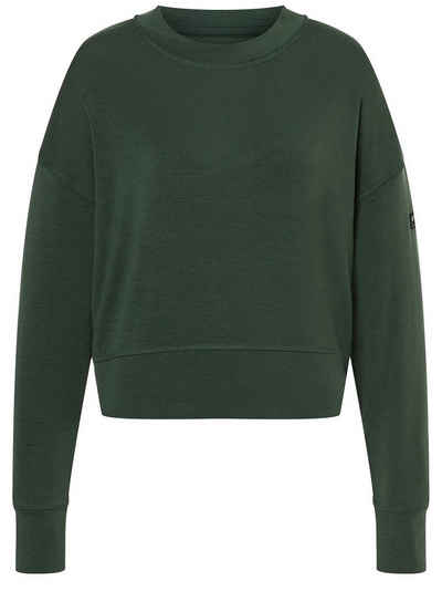 SUPER.NATURAL Sweatshirt »Merino Sweatshirt W KRISSINI SWEATER« lässiger Merino-Materialmix